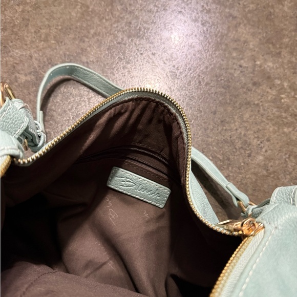 221. Blush Hand/shoulder Bag, Mint Green - Picture 10 of 12